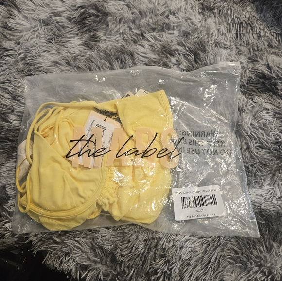 4 piece yellow bikini set - Picture 5 of 5